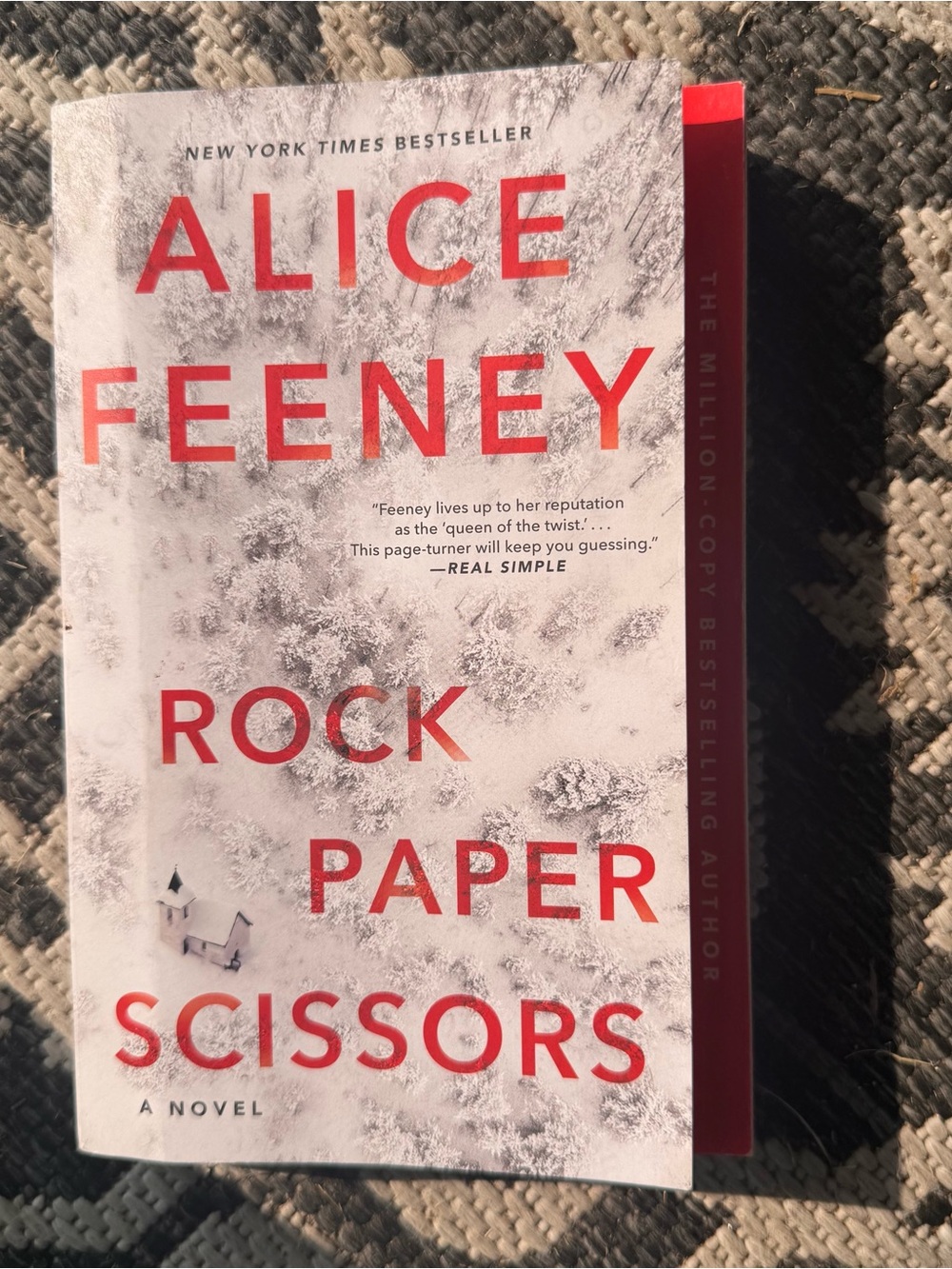 Alice Feeney "Rock Paper Scissors" Paperback book